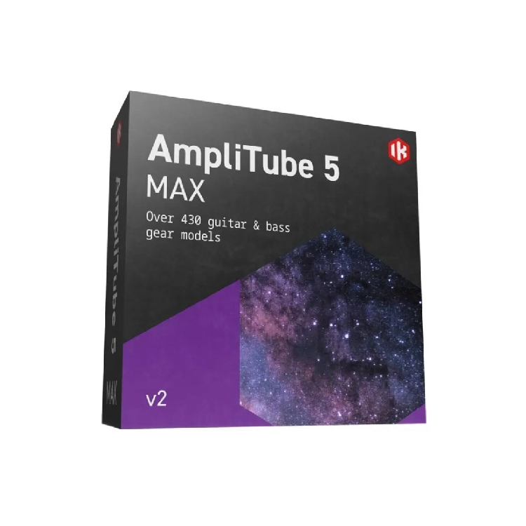 IK Multimedia AmpliTube 5 Max V2 吉他/貝斯/效果器/音箱 虛擬音色軟體 (序號下載版)